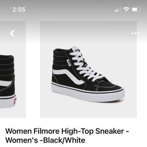 VANS!!! Women’s Filmore high top sneaker